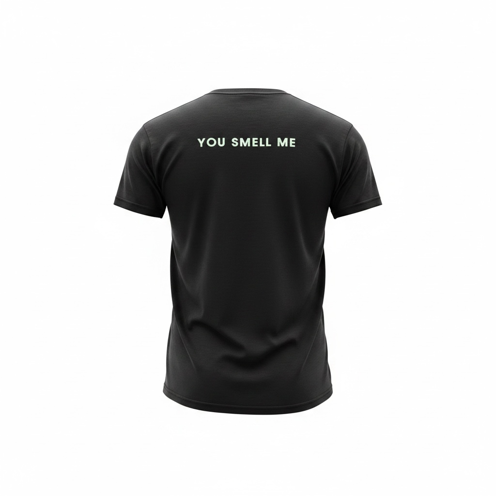Puff Letter Y.S.M. You Smell Me Graphic T-shirt