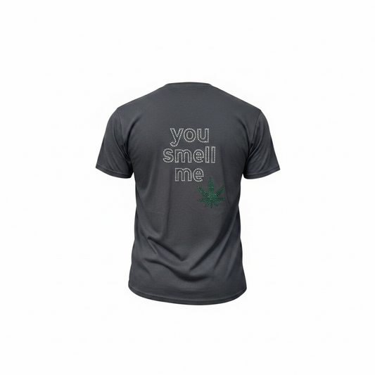 Rhinestone Y.S.M. You Smell Me Graphic T-shirt