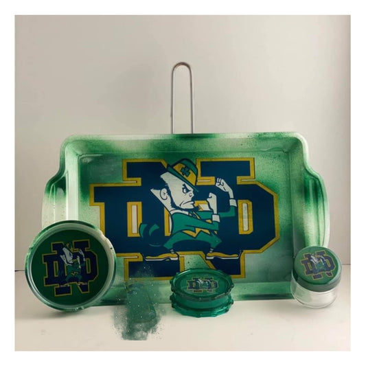 Notre Dame Sports Tray Set