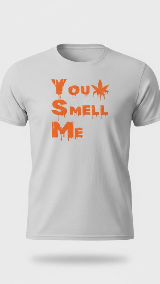 Puff Letter Y.S.M. You Smell Me Graphic Tshirt